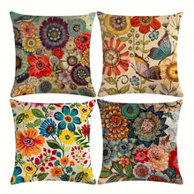 Load image into Gallery viewer, Mexican Flowers Cushion Covers
