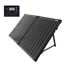 Carregar imagem no visualizador da galeria, ACOPower 100w 12v Portable Solar Panel kit, Foldable Mono Suitcase, proteusX Waterproof 20A Charge Controller
