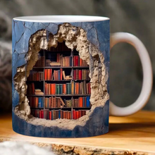 Carregar imagem no visualizador da galeria, 3D Bookshelf Mug
