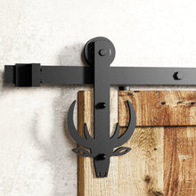 Cargar imagen en el visor de la galería, Non-Bypass Sliding Barn Door Hardware Kit - Bucks Design Roller
