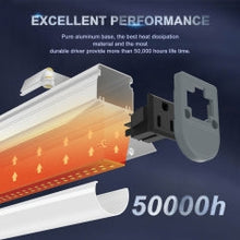 Carregar imagem no visualizador da galeria, T10 80W 5000K LED Shop Light Linear 120VAC Only - Bright, Energy-Efficient LED Lighting for Workshops, Garages, and More
