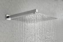 Carregar imagem no visualizador da galeria, Shower Set System Bathroom Luxury Rain Mixer Shower Combo Set Wall Mounted Rainfall Shower Head Faucet
