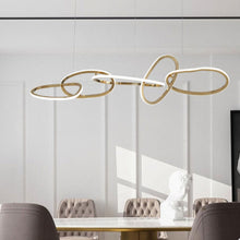 Carregar imagem no visualizador da galeria, Modern luxury LED Oval Circle Chandelier
