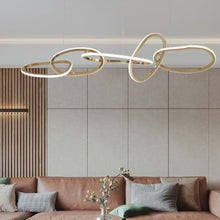 Carregar imagem no visualizador da galeria, Modern luxury LED Oval Circle Chandelier
