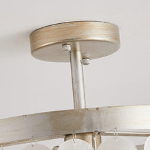 Load image into Gallery viewer, 2-Light Shell LED Semi Flush Mount Ceiling Light
