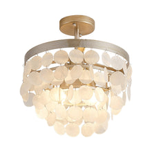 Carregar imagem no visualizador da galeria, 2-Light Shell LED Semi Flush Mount Ceiling Light
