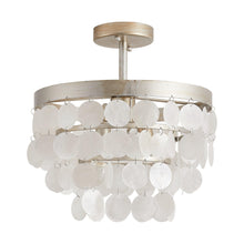 Carregar imagem no visualizador da galeria, 2-Light Shell LED Semi Flush Mount Ceiling Light
