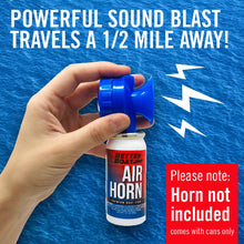 Load image into Gallery viewer, 2 Pack Air Horn Refills for 1.4 Ounce Horn
