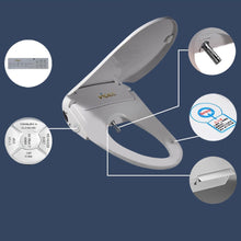 Load image into Gallery viewer, VIDEC TB-33R Electronic  Bidet Smart Toilet Seat,  Filtered &amp; Unlimited Warm Water, 8 Modes SPA Wash, Deodorizer, Warm Purified Air Dryer, Pre-wetting.
