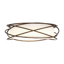 Carregar imagem no visualizador da galeria, 20&quot; Modern Brown LED Flush Mount Ceiling Light
