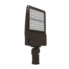 Cargar imagen en el visor de la galería, 200W/240W/300W Selectable Parking Lot LED Pole Lights, 5000K CCT, AC100-347V, 150 Lumens/Watt, 0-10 Dimmable LED Shoebox Lights
