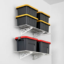 Carregar imagem no visualizador da galeria, 12&quot; x 36&quot; Wall Shelves (Two Pack with Hooks)
