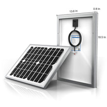 Cargar imagen en el visor de la galería, ACOPower 20 Watt Mono Solar Panel for 12 V Battery Charging, Off Grid
