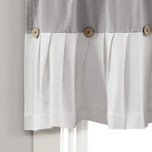 Carregar imagem no visualizador da galeria, Linen Button Valance
