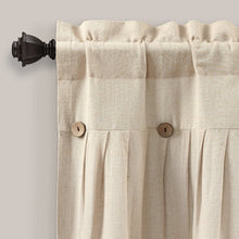 Carregar imagem no visualizador da galeria, Linen Button Valance
