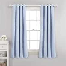 Load image into Gallery viewer, Insulated Grommet Blackout Window Curtain Panel Set
