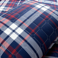 Load image into Gallery viewer, Grayson Farmhouse Plaid Reversible Quilt Set
