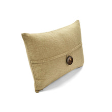 Load image into Gallery viewer, Linen Texture Woven Button Decorative Pillow Cover
