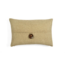 Load image into Gallery viewer, Linen Texture Woven Button Decorative Pillow Cover
