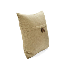 Load image into Gallery viewer, Linen Texture Woven Button Decorative Pillow Cover
