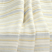 Cargar imagen en el visor de la galería, Solange Stripe Kantha Pick Stitch Yarn Dyed Cotton Woven Throw
