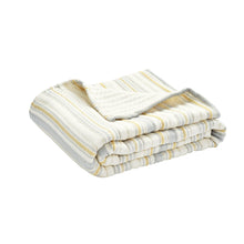 Carregar imagem no visualizador da galeria, Solange Stripe Kantha Pick Stitch Yarn Dyed Cotton Woven Throw
