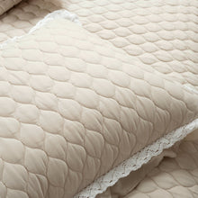 Load image into Gallery viewer, Ella Ruffle Lace 3 Piece Quilt Set
