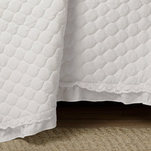 Load image into Gallery viewer, Ella Ruffle Lace 3 Piece Quilt Set
