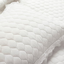 Load image into Gallery viewer, Ella Ruffle Lace 3 Piece Quilt Set
