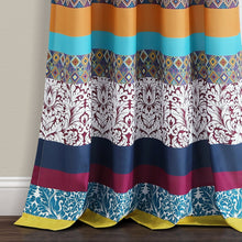 Load image into Gallery viewer, Boho Stripe Window Curtain Panel Set
