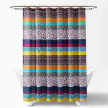 Cargar imagen en el visor de la galería, Boho Stripe Shower Curtain
