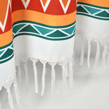 Load image into Gallery viewer, Boho Viviane Geo Fringe Shower Curtain
