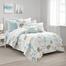 Cargar imagen en el visor de la galería, Harbor Life Reversible Quilt Set
