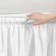 Cargar imagen en el visor de la galería, Ruched Ruffle Elastic Easy Wrap Around Bed Skirt
