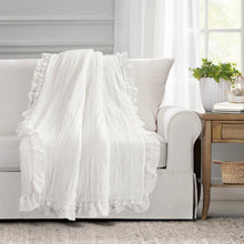 Load image into Gallery viewer, Ella Ruffle Lace Throw
