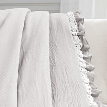 Load image into Gallery viewer, Ella Ruffle Lace Throw
