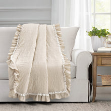 Load image into Gallery viewer, Ella Ruffle Lace Throw
