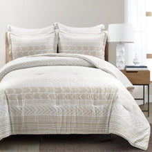 Load image into Gallery viewer, Hygge Geo Comforter 5 Piece Set
