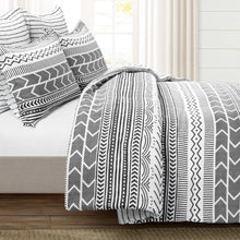 Load image into Gallery viewer, Hygge Geo Comforter 5 Piece Set
