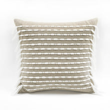 Load image into Gallery viewer, Linear Tassel Cotton Decorative Pillow Cover
