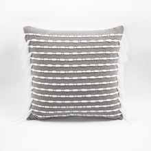 Load image into Gallery viewer, Linear Tassel Decorative Pillow
