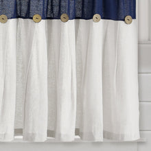 Cargar imagen en el visor de la galería, Linen Button Kitchen Window Tiers Set
