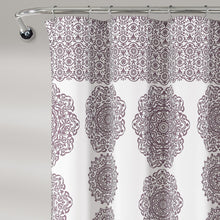 Load image into Gallery viewer, Stripe Medallion Shower Curtain
