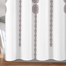 Load image into Gallery viewer, Stripe Medallion Shower Curtain
