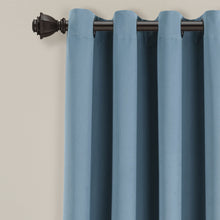 Load image into Gallery viewer, Insulated Grommet Blackout Window Curtain Panel Set
