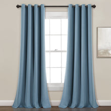 Load image into Gallery viewer, Insulated Grommet Blackout Window Curtain Panel Set
