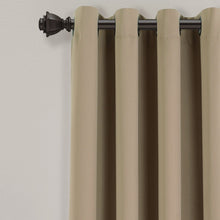 Cargar imagen en el visor de la galería, Insulated Grommet Blackout Window Curtain Panel Set
