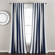 Load image into Gallery viewer, Wilbur Stripe Light Filtering Window Curtain Set
