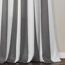 Load image into Gallery viewer, Wilbur Stripe Light Filtering Window Curtain Set
