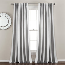 Load image into Gallery viewer, Wilbur Stripe Light Filtering Window Curtain Set
